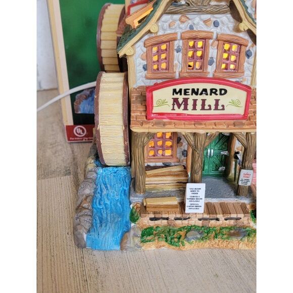 Lemax Menard Mill 2011 Village accessory Xmas office exclusive - Picture 2 of 11